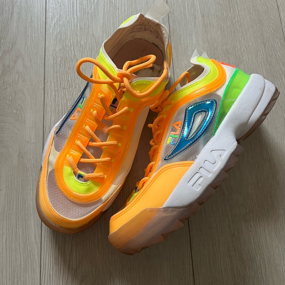 Neon translucent women’s FILAS